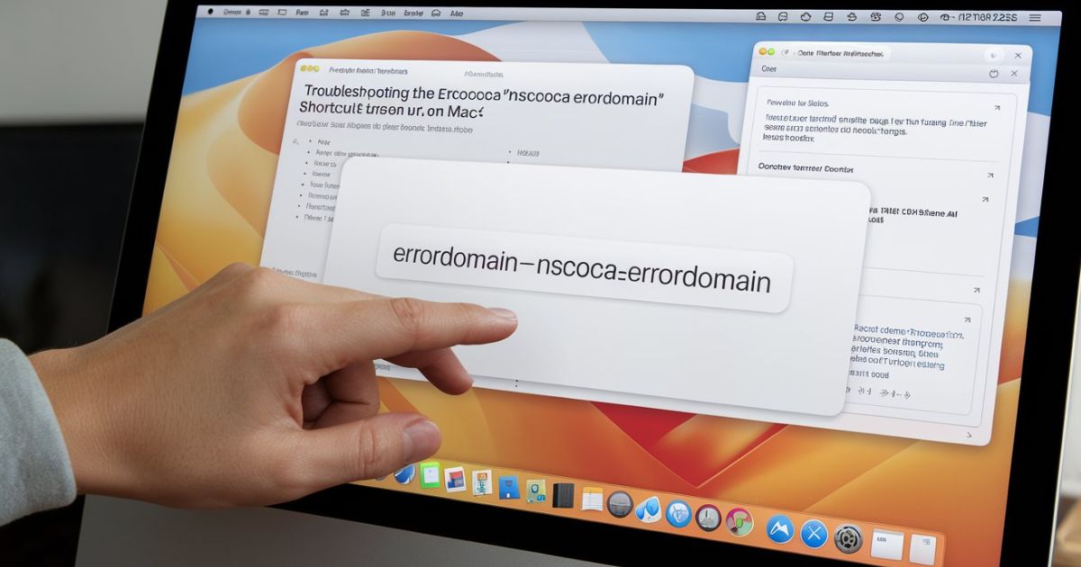 Troubleshooting the “errordomain=nscocoaerrordomain” Shortcut Error on Mac