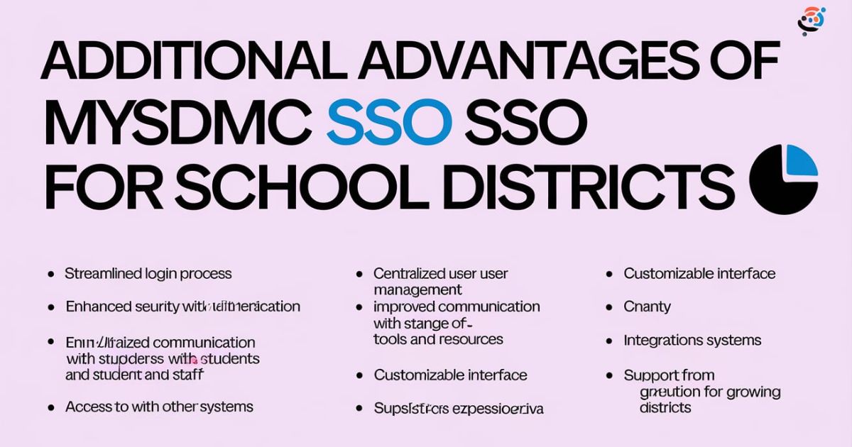 Additional Advantages of MySDMC SSO for School Districts